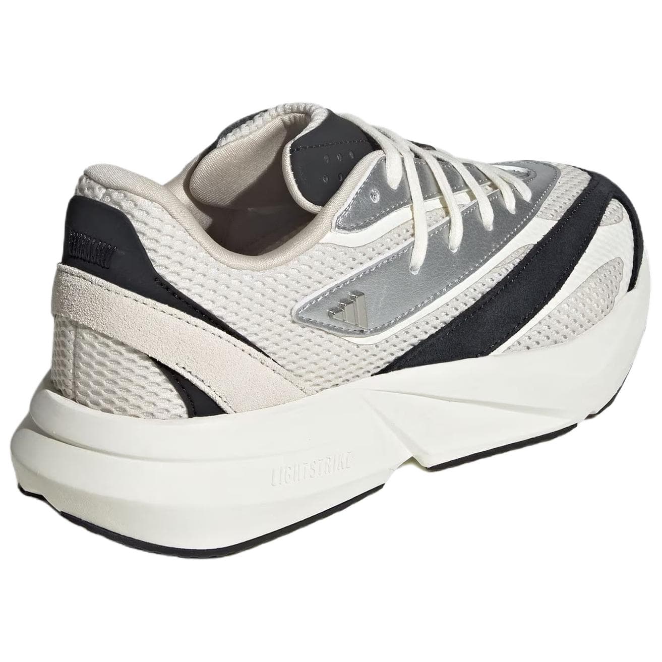 Кроссовки для бега Adidas LIGHTBLAZE Текстиль Кожа LightStrike Повседневные беговые кроссовки Женские Бежевый Серебряный - изображение 4