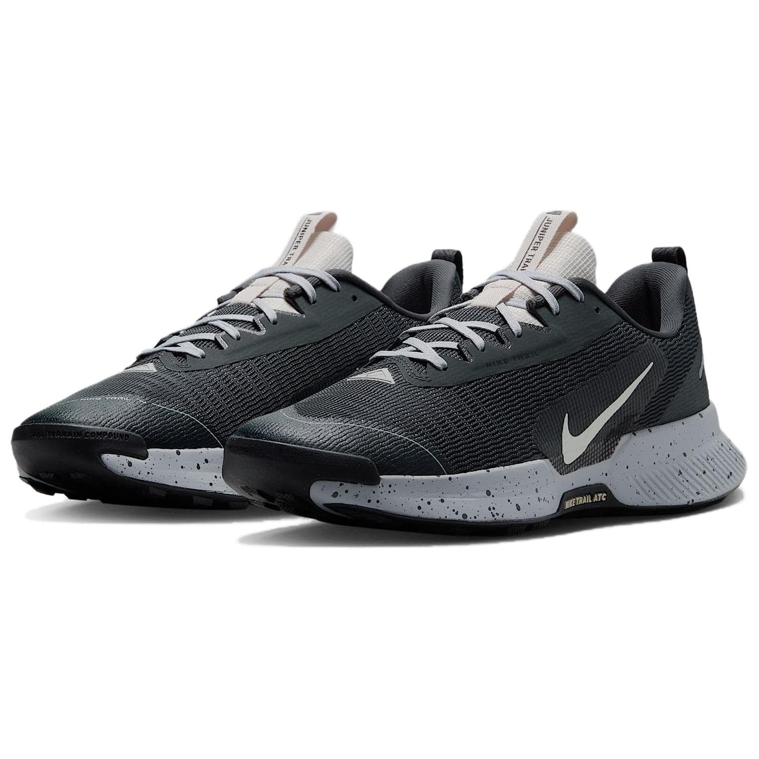 Кроссовки для бега NIKE Juniper Trail 3 Low Топ Повседневные кроссовки для бега Мужской Серый - изображение 3