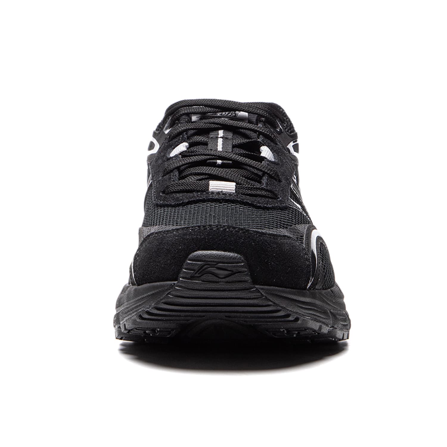 Кроссовки для бега Li-Ning P1000 Легкие мягкие удобные амортизирующие противоскользящие износостойкие низкие беговые кроссовки мужские черные - изображение 5