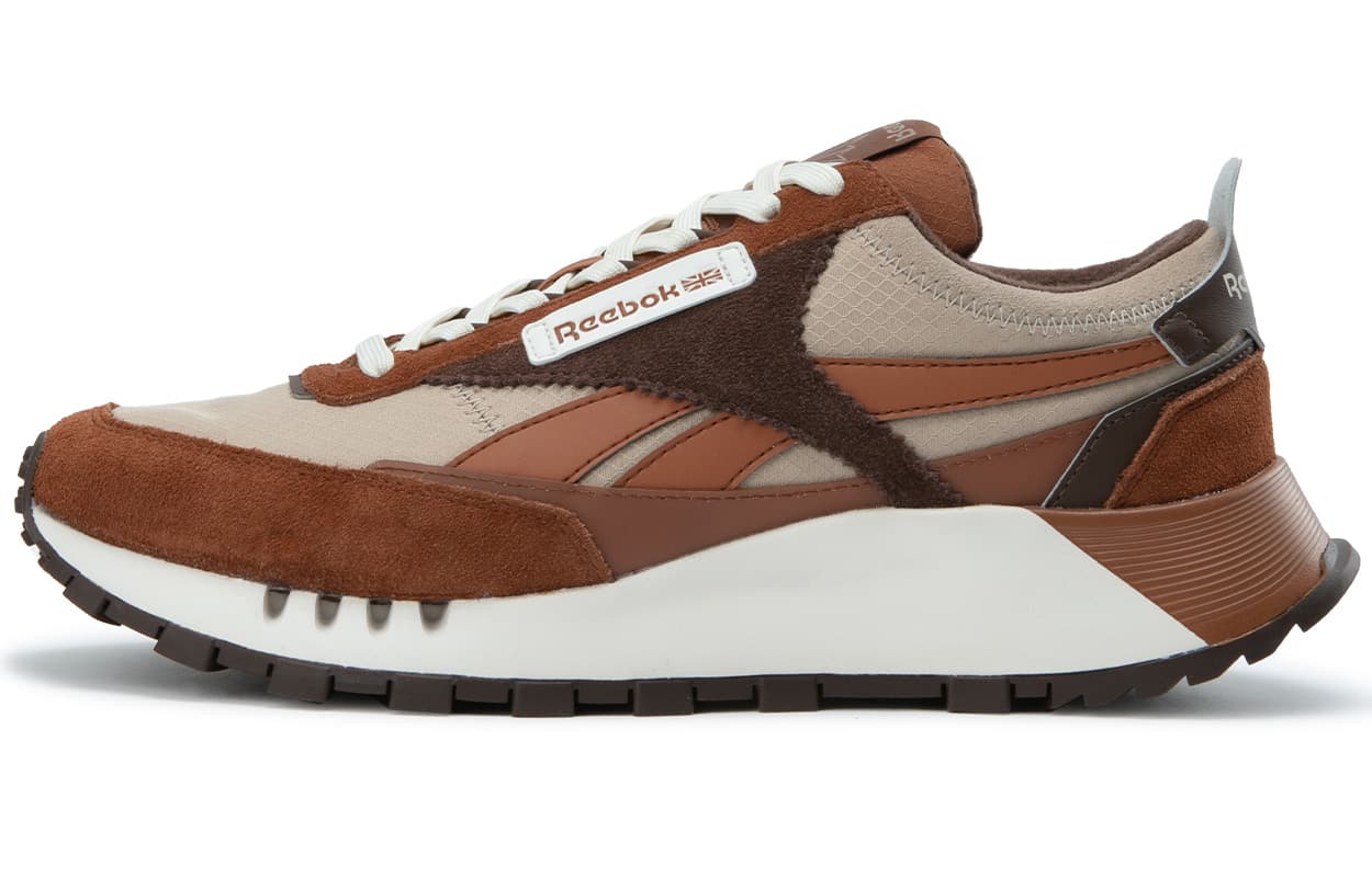 Кроссовки для бега REEBOK CL LEGACY W+ Низкие беговые кроссовки унисекс Светло-коричневые - изображение 1