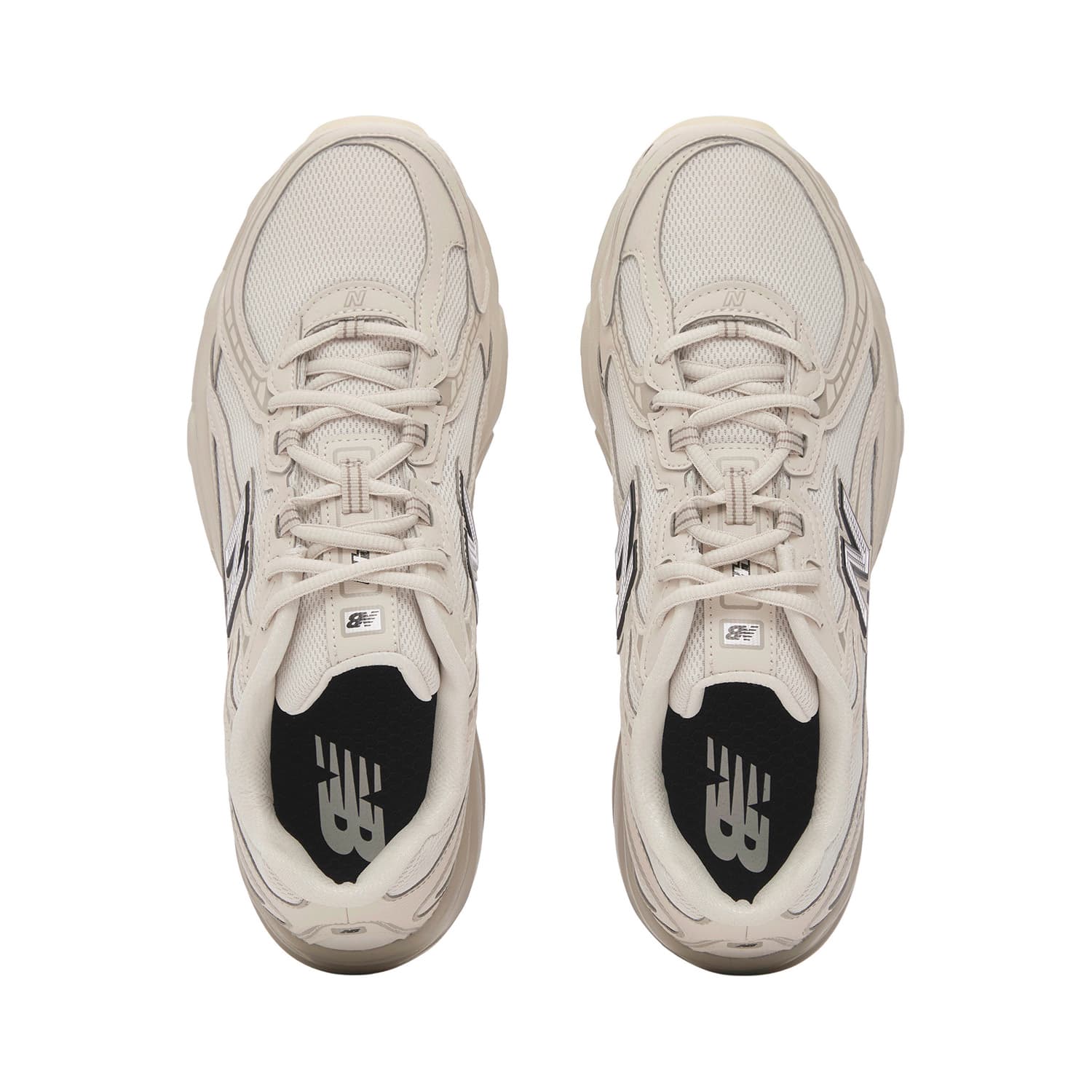 Кроссовки для бега New Balance NB 740 Амортизация Устойчивость к истиранию Дышащие Низкие Беговые кроссовки Унисекс Бежевые - изображение 5