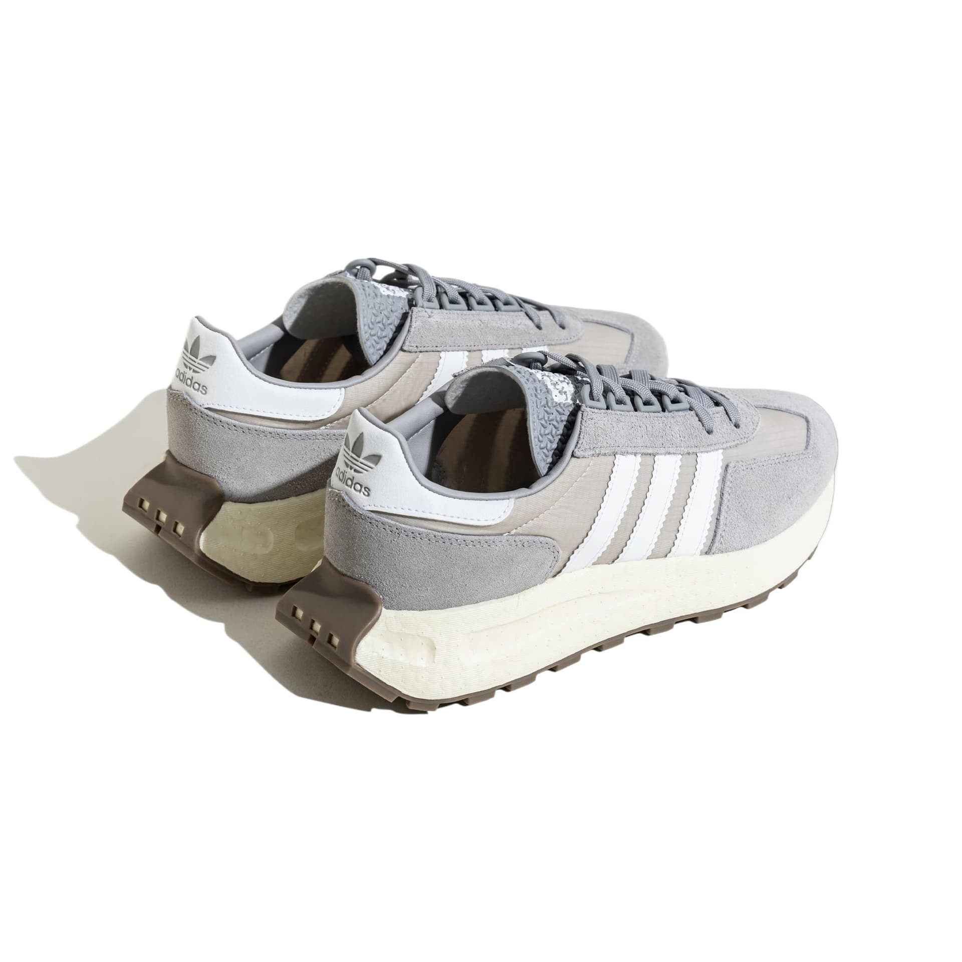 Кроссовки для бега Adidas Originals Retropy E5 Комфортная ткань Низкий топ Повседневные беговые кроссовки Унисекс Серый - изображение 4