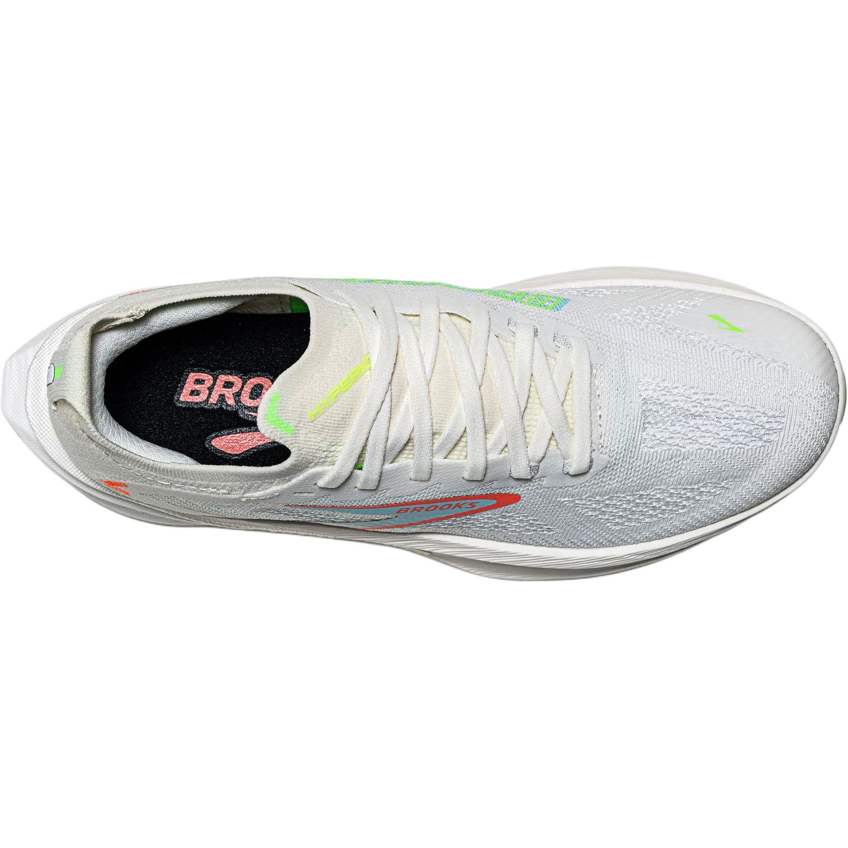 Кроссовки для бега BROOKS Hyperion Max 3 Дышащий Low Топ Марафон Тренировки Race Беговые кроссовки Мужской Белый - изображение 2