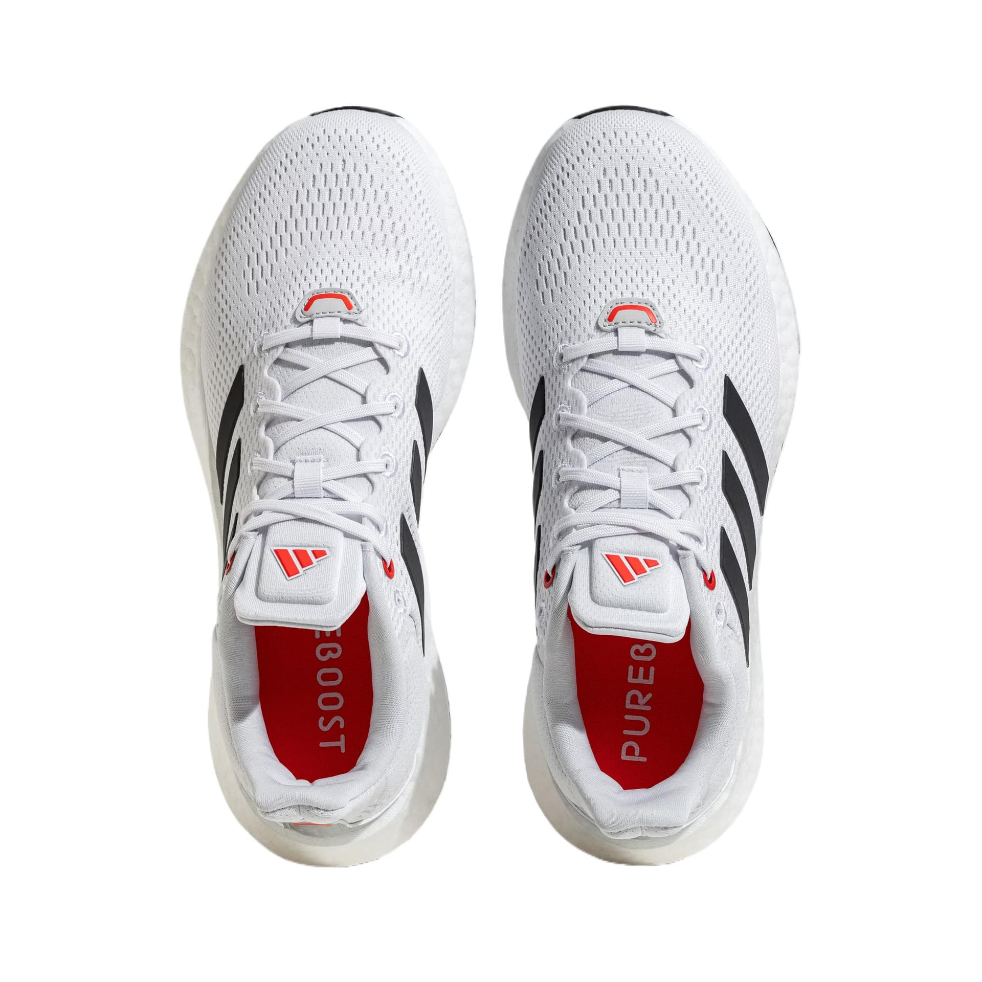 Кроссовки для бега Adidas PureBoost Ткань Low Топ Беговые кроссовки Унисекс Белый - изображение 5