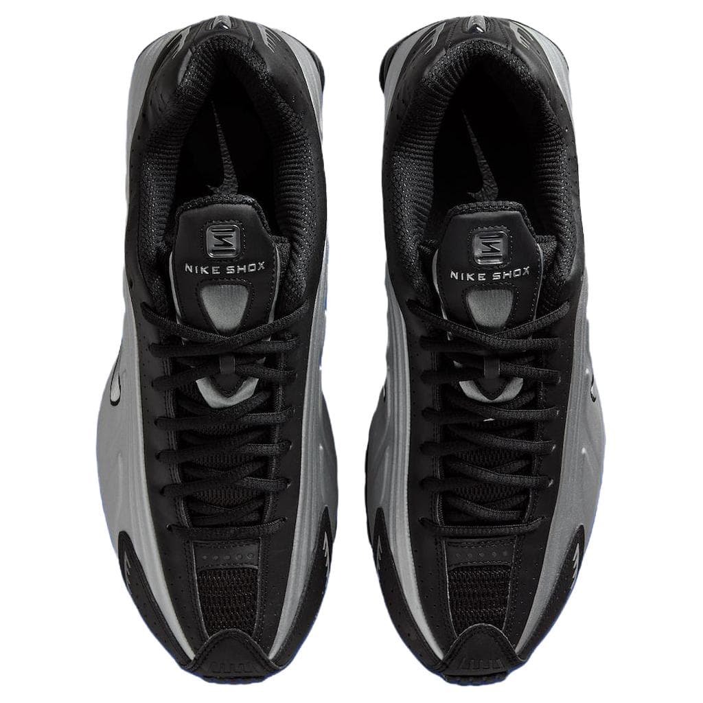 Кроссовки для бега NIKE Shox R4 Классический и универсальный Дышащий Лоу-топы Беговые кроссовки Унисекс Серебряный - изображение 3