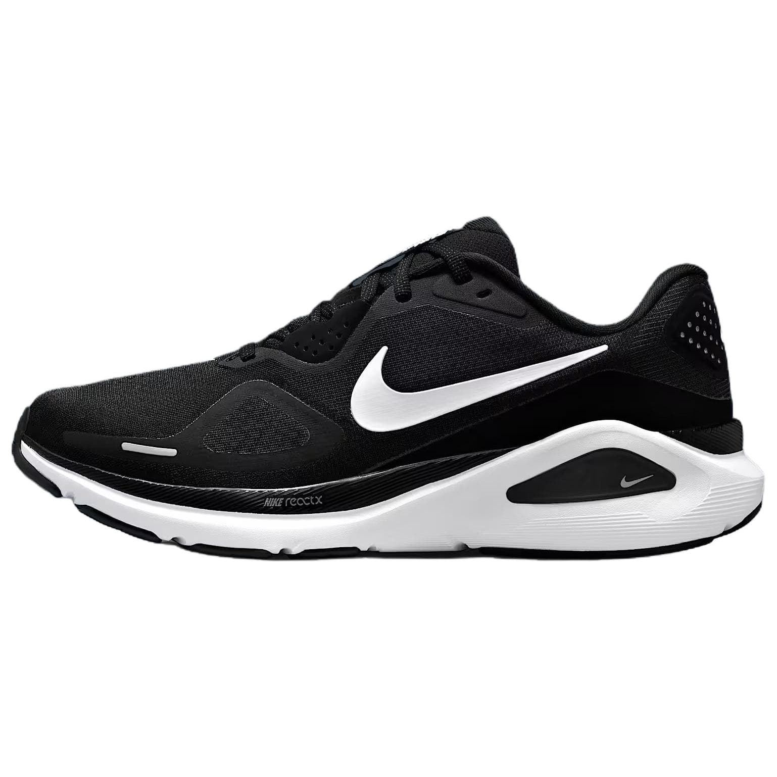 Кроссовки для бега Nike Structure 26 Low Топ Повседневная Беговая обувь для длинных дистанций Спринт Беговая обувь Женская Черно-белая - изображение 1