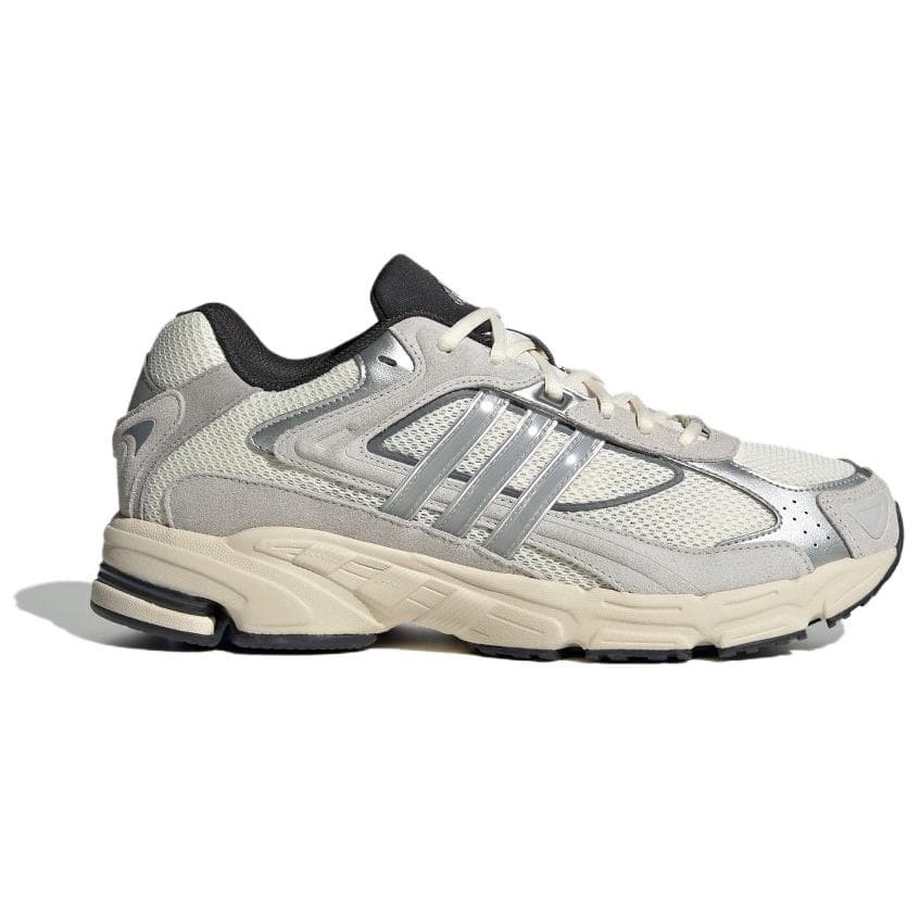 Кроссовки Adidas Response CL противоскользящие устойчивые к истиранию низкие кеды унисекс белые и серые - изображение 2