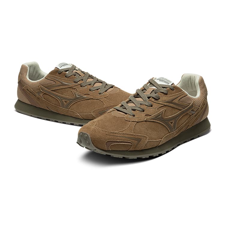 Кроссовки Mizuno LG 60S Low Топ Повседневная обувь Унисекс Коричневый - изображение 3