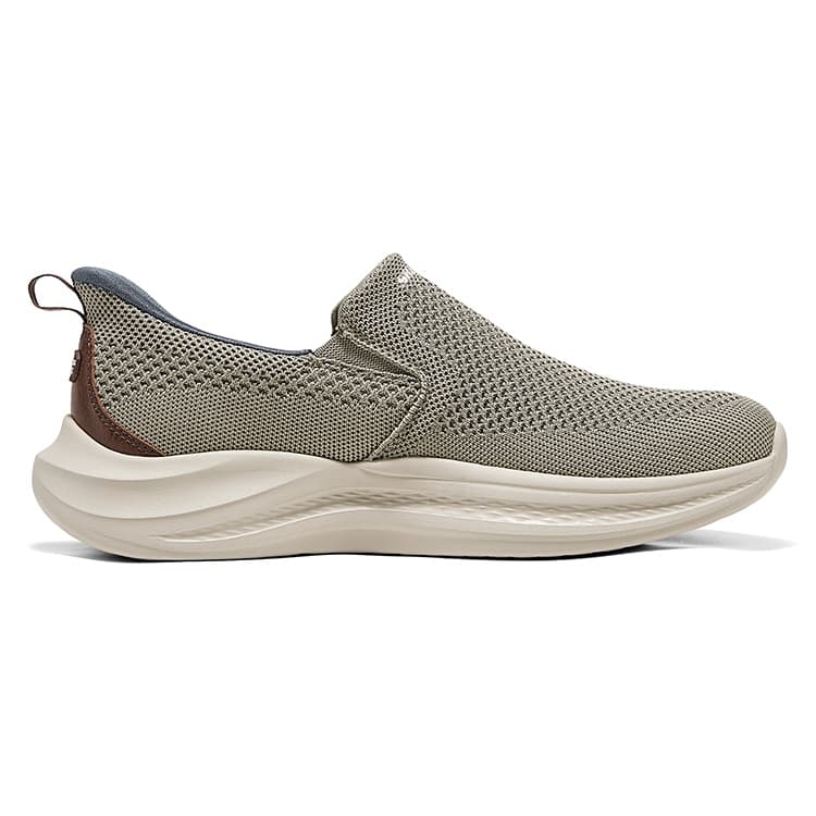 Кроссовки Skechers Slip ins Износостойкие Дышащие Легкие Низкие Повседневные Мужские Туфли Таупового цвета - изображение 2