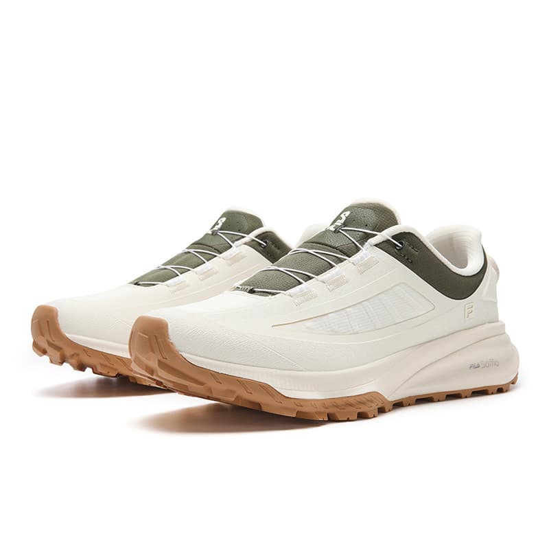 Кроссовки FILA LYNX BOA 3+ Амортизация Устойчивость к истиранию Легкий Низкий Верх Уличная обувь Мужская Цвет раннего снега - изображение 3
