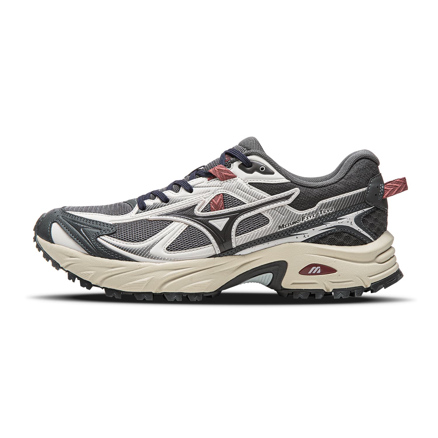 Кроссовки для бега Mizuno FIYI TL Текстиль Синтетическая кожа ЭВА Средняя подошва Повседневные беговые кроссовки Унисекс Свинцово-серый - изображение 1