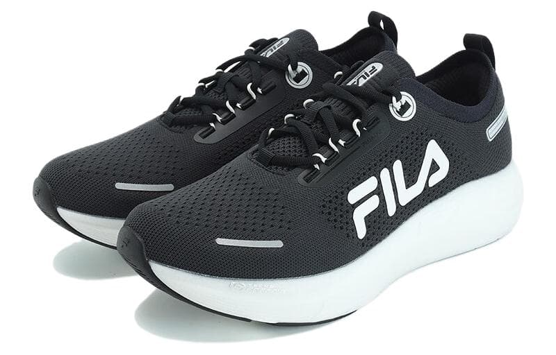 Кроссовки для бега FILA Rimba ПУ (полиуретан) Устойчивый к истиранию Низкий Топ Повседневные Беговые Кроссовки Мужские Черные - изображение 2