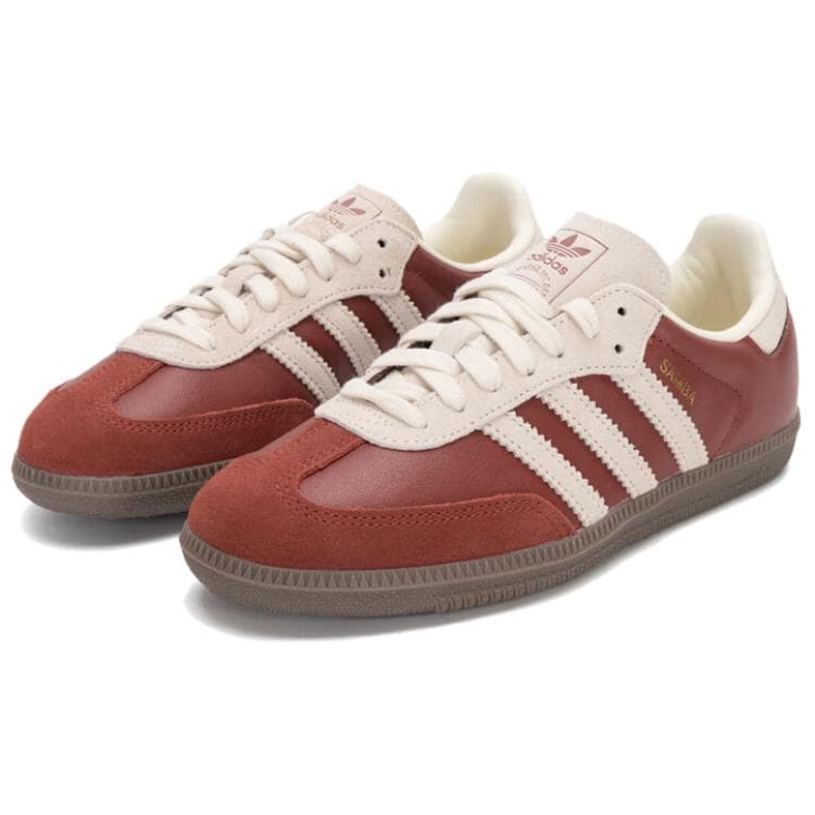 Кроссовки Adidas Originals Samba OG Low Топ Скейтборд Кроссовки Унисекс Красный - изображение 3