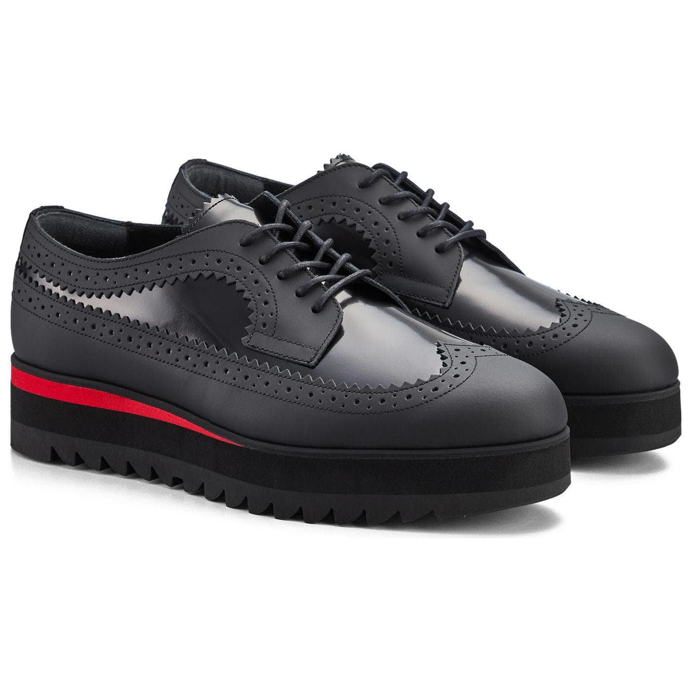 Тапочки Onitsuka Tiger BROGUE Повседневная обувь Женская Черная - изображение 4