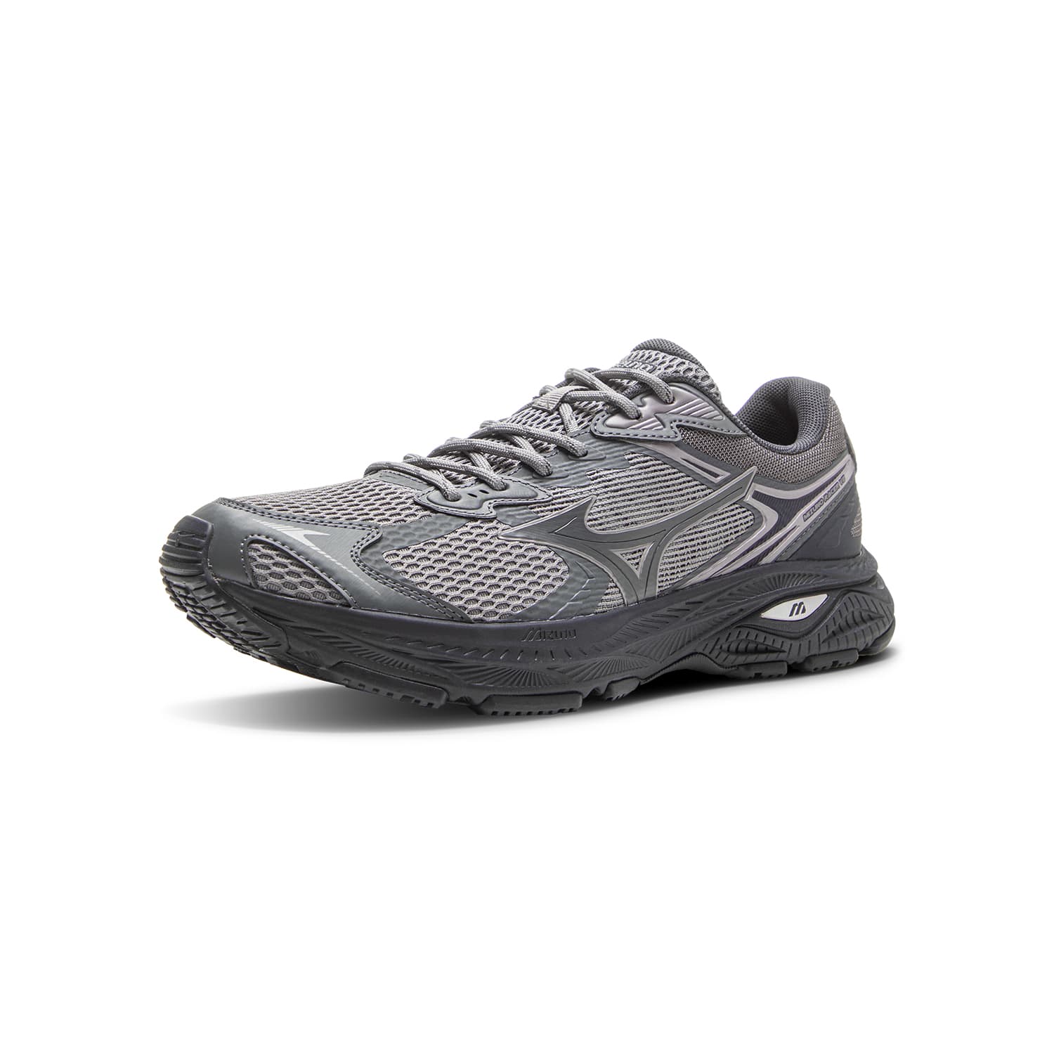 Кроссовки для бега Mizuno RACER V2 Low Топ Спринт Беговые кроссовки Унисекс Угольно-серый - изображение 2