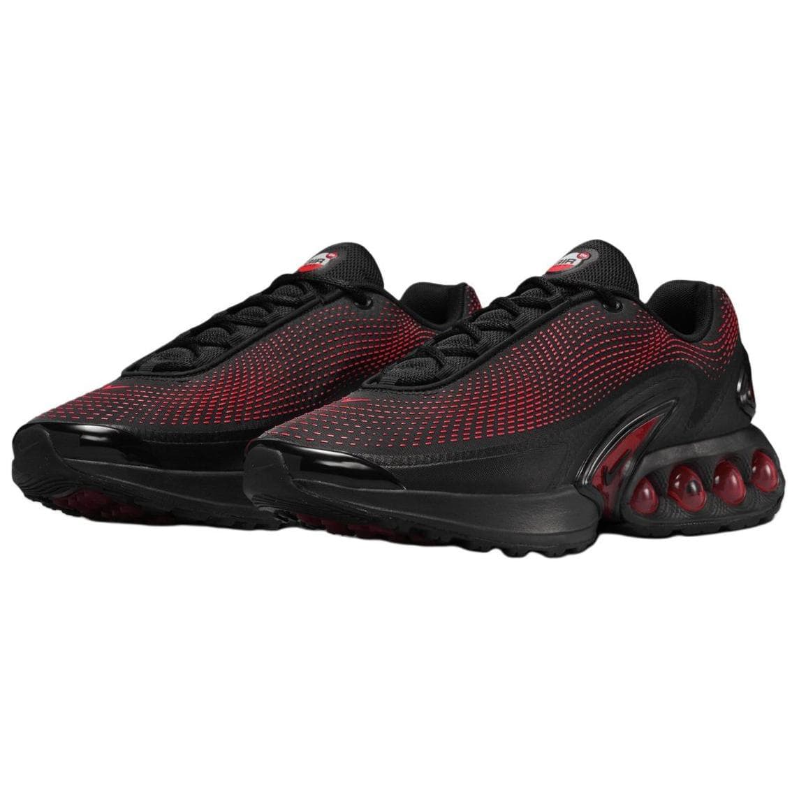 Кроссовки для бега Nike Air Max DN Low Повседневные беговые кроссовки Унисекс Черный Красный - изображение 3