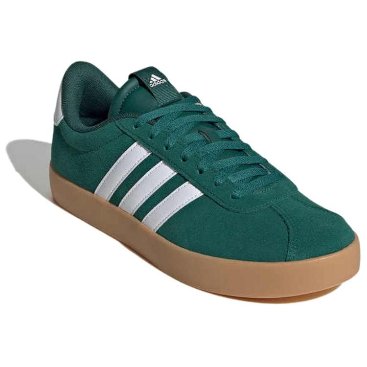 Кроссовки Adidas VL COURT 3,0 Low Топ Скейтборд Обувь Унисекс Зеленый белый - изображение 3