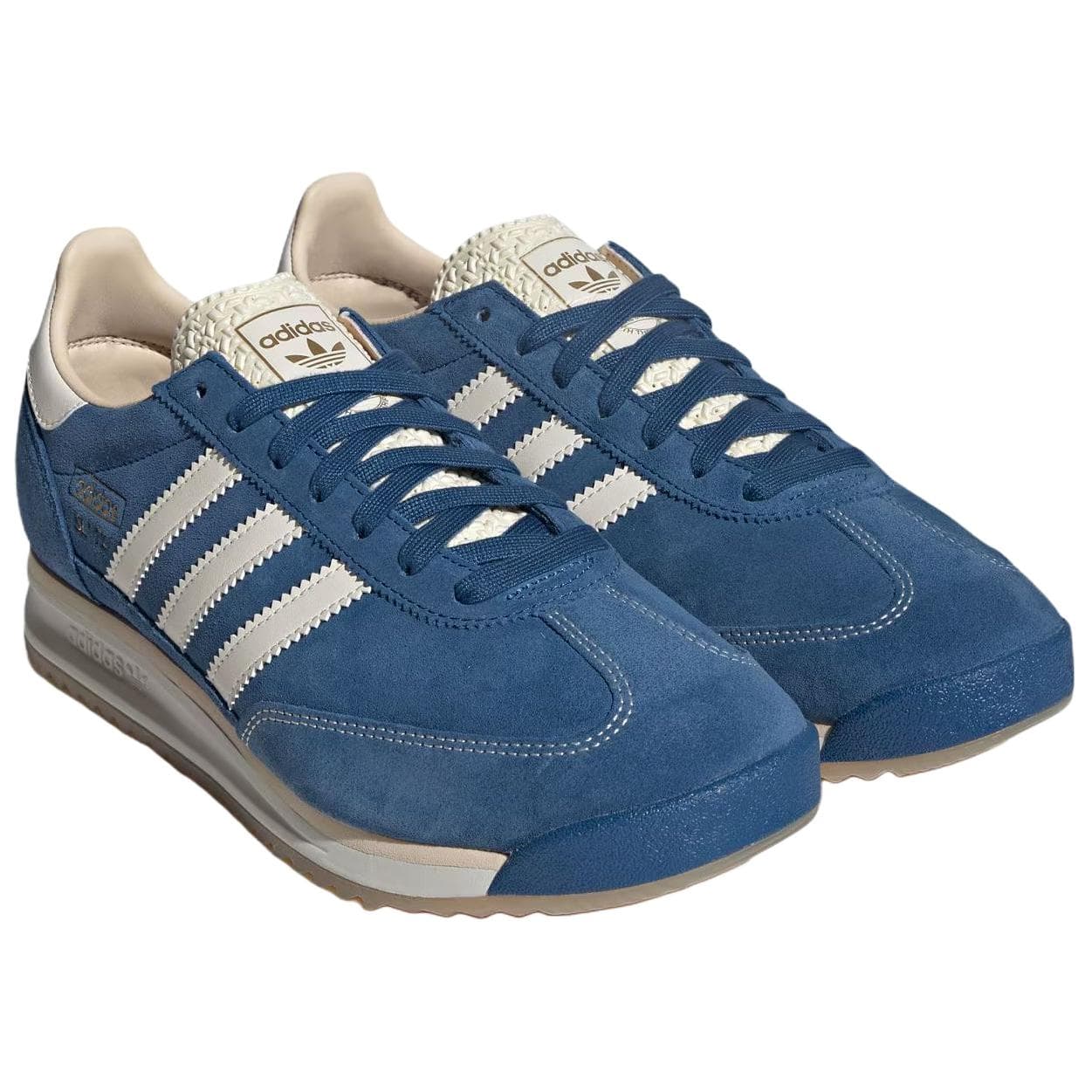 Кроссовки для бега Adidas Originals SL 72 RS Low Топ Беговые кроссовки Унисекс Асфальтовый синий - изображение 3