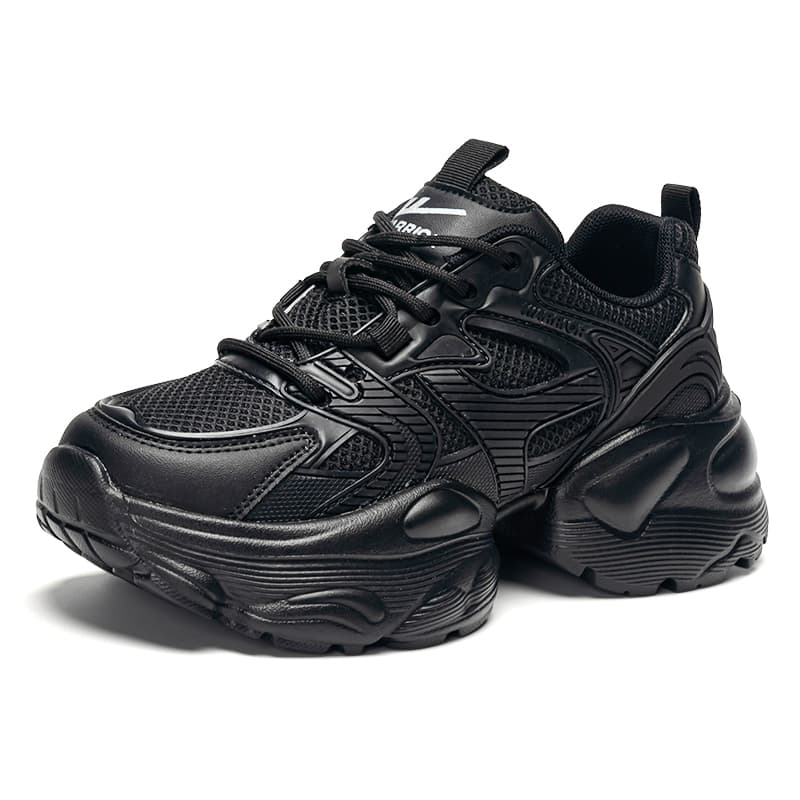 Кроссовки Warrior Low Топ Кроссовки с Толстой Подошвой Женские Черные - изображение 2