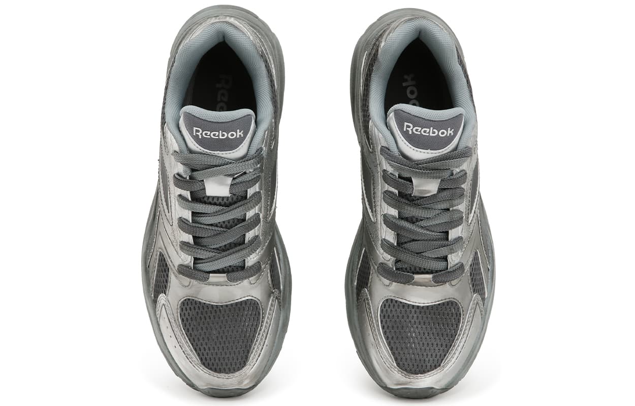 Кроссовки для бега REEBOK Низкие беговые кроссовки унисекс черные серебряные - изображение 4