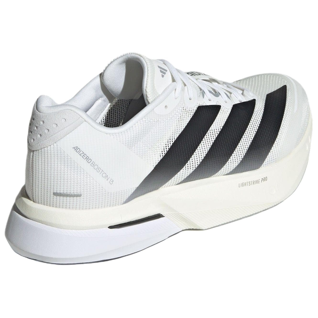 Кроссовки для бега Adidas Adizero Boston 13 PU (полиуретан) ткань низкий верх обувь для марафона и тренировок бег мужская белый черный - изображение 4