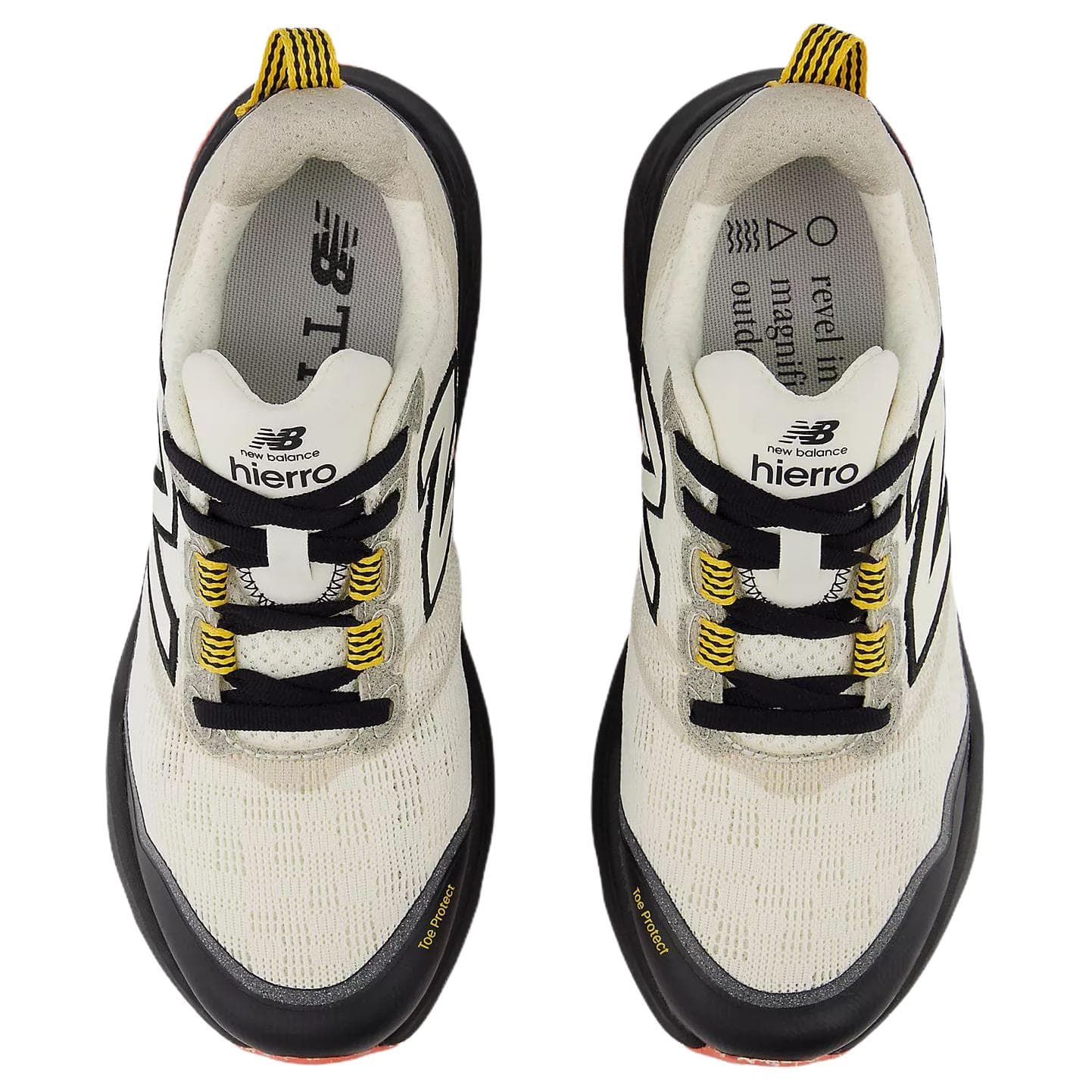 Кроссовки для бега New Balance NB Свежая Пена X Hierro V9 Мягкие и Комфортные Низкие Кроссовки для Трейла Беговые Женские Белые Черные - изображение 4
