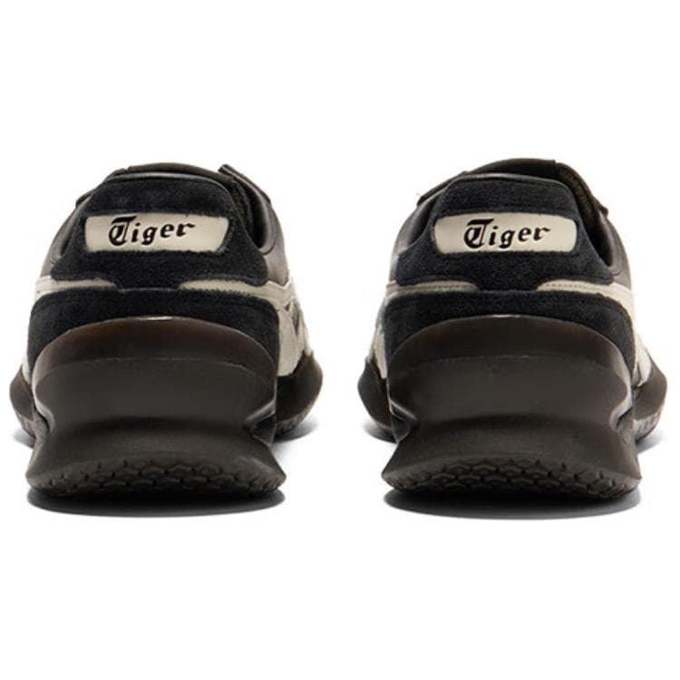Кроссовки для бега Onitsuka Tiger Ohbori противоскользящие устойчивые к истиранию низкие унисекс беговые кроссовки черные - изображение 4