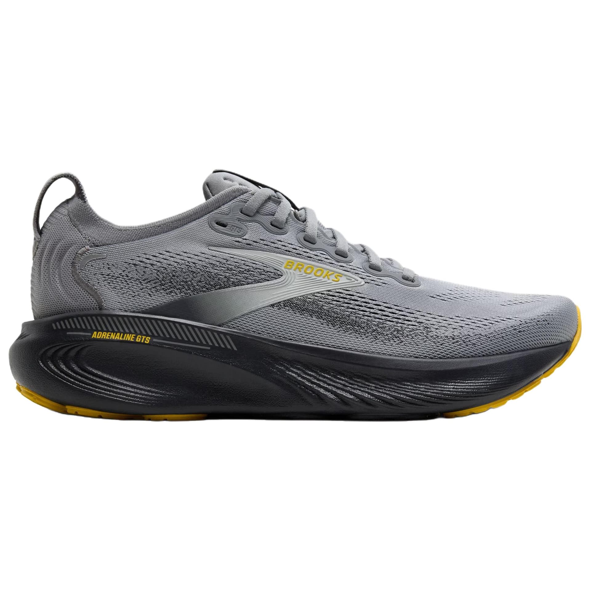 Кроссовки для бега Brooks Adrenaline GTS 25 Мягкий и Комфортный Дышащий Поддерживающие Повседневные Беговые Кроссовки Мужские Серые - изображение 2