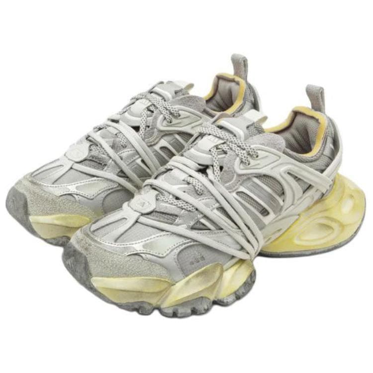 Кроссовки Adidas XLG RUNNER DELUXE Low Топ Кроссовки с Толстой Подошвой Унисекс Серые - изображение 2