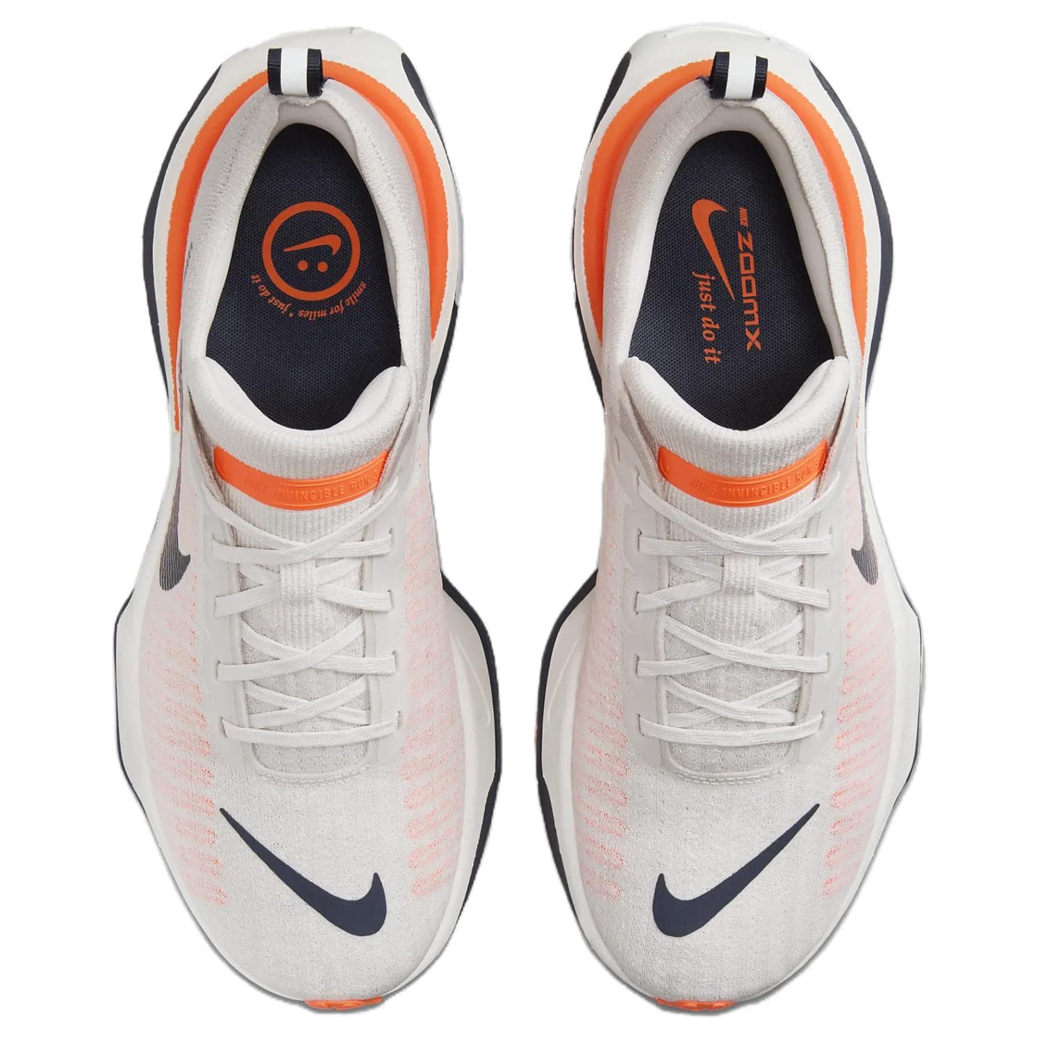 Кроссовки для бега Nike Invincible 3 Grey Orange Black - изображение 4