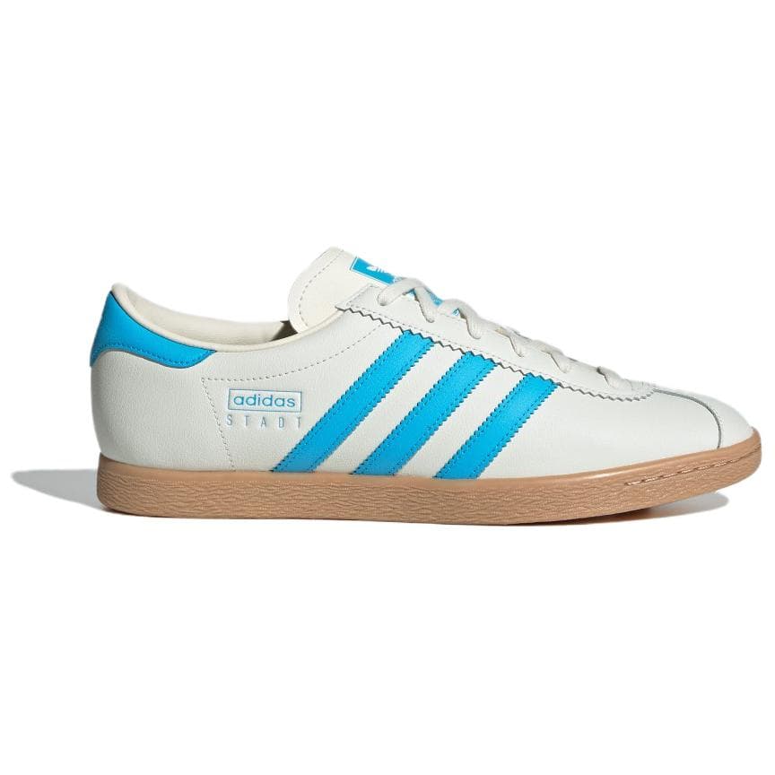 Кроссовки Adidas Originals Stadt Low Топ Скейтборд Обувь Унисекс Белый и синий цвет - изображение 2