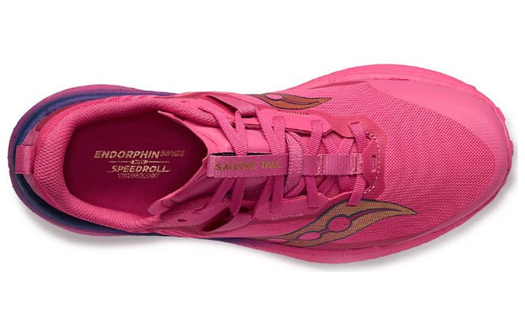 Кроссовки для бега Saucony Endorphin Pink Purple M Wide - изображение 4