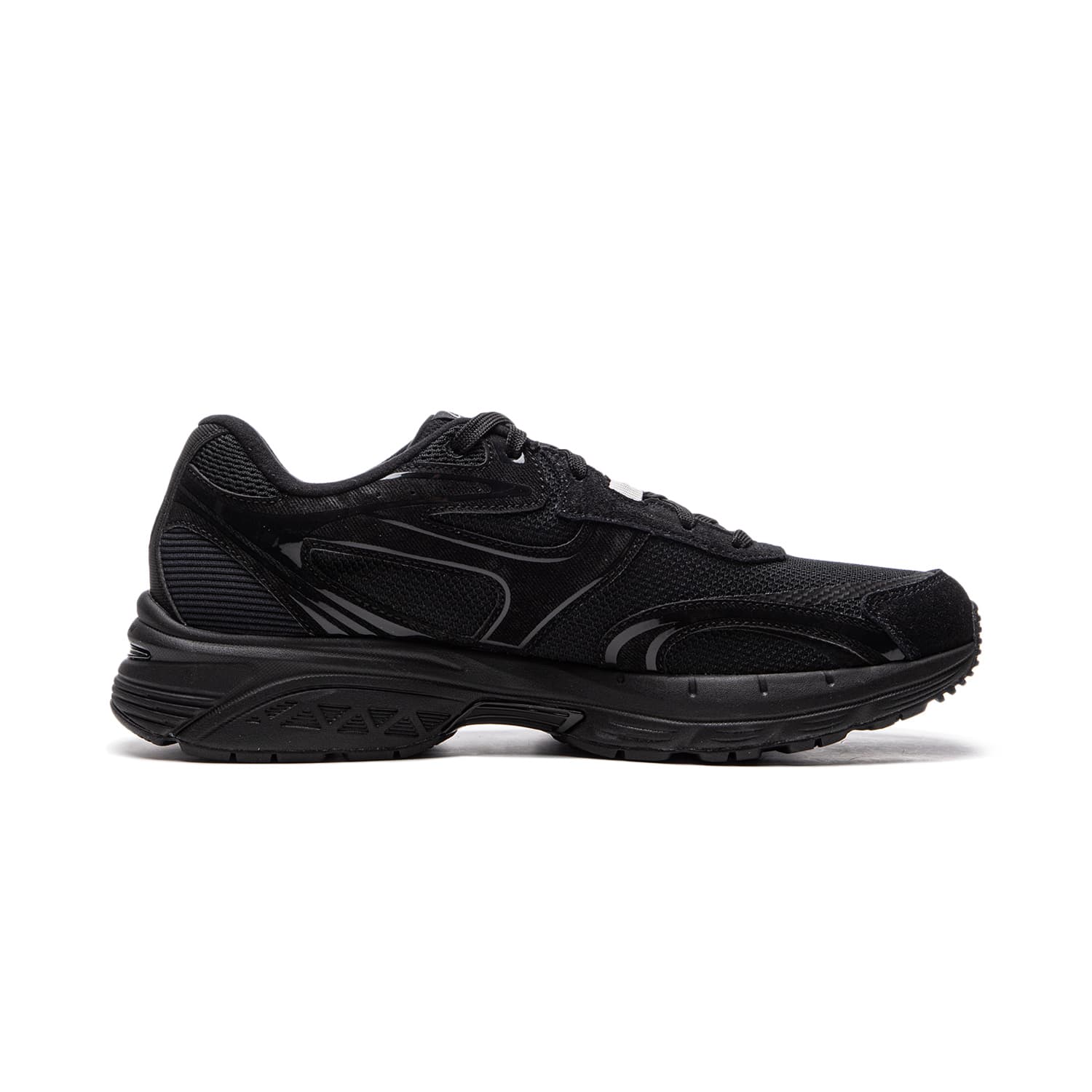 Кроссовки для бега Li-Ning P1000 Легкие мягкие удобные амортизирующие противоскользящие износостойкие низкие беговые кроссовки мужские черные - изображение 2