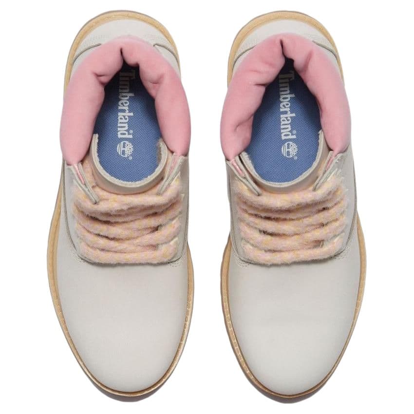 Ботинки уличные Timberland Premium Grey Pink - изображение 3