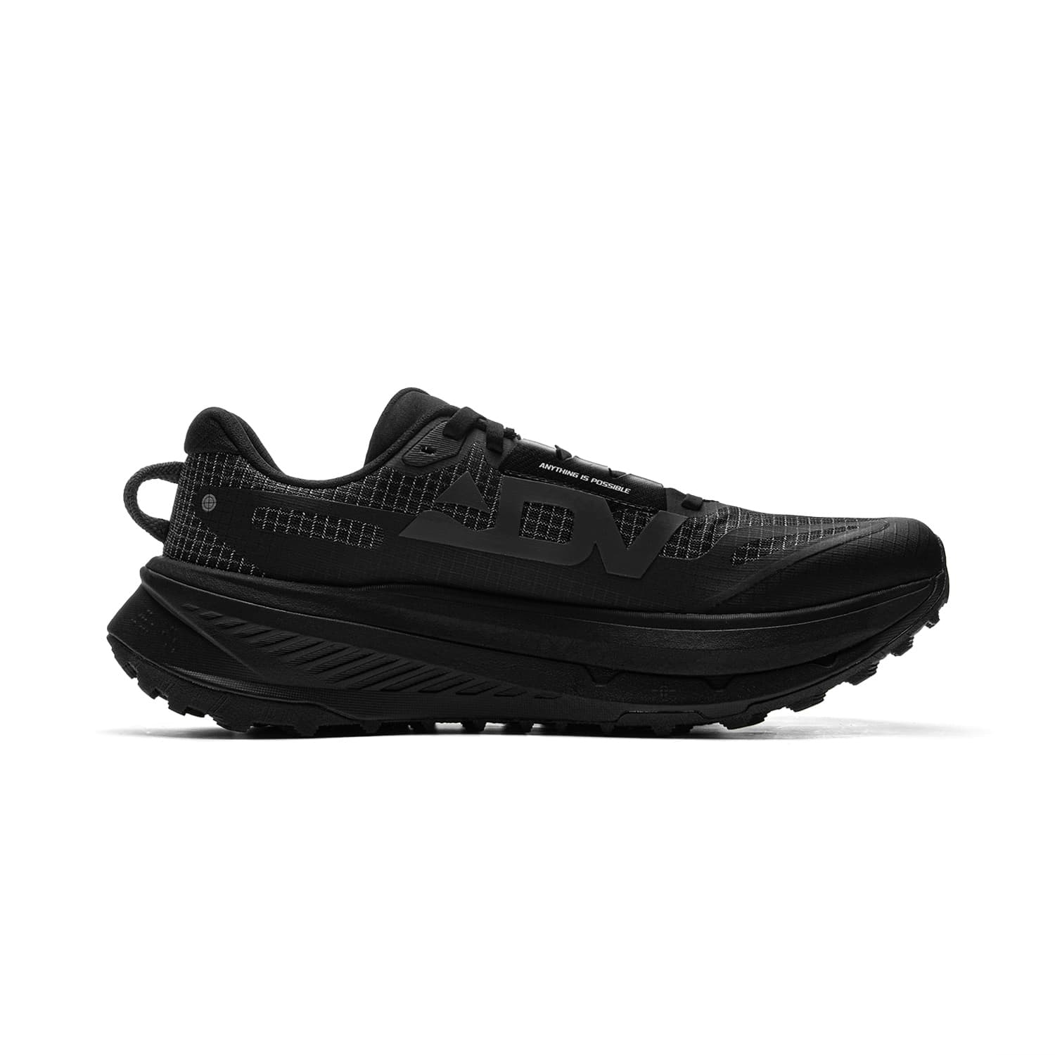 Кроссовки для бега Li-Ning LINING Cloud 2 BOOM FIBER Антискользящая подошва Стабильная поддержка Лоу-топы Кроссовки для трейлраннинга Мужской Черный - изображение 2