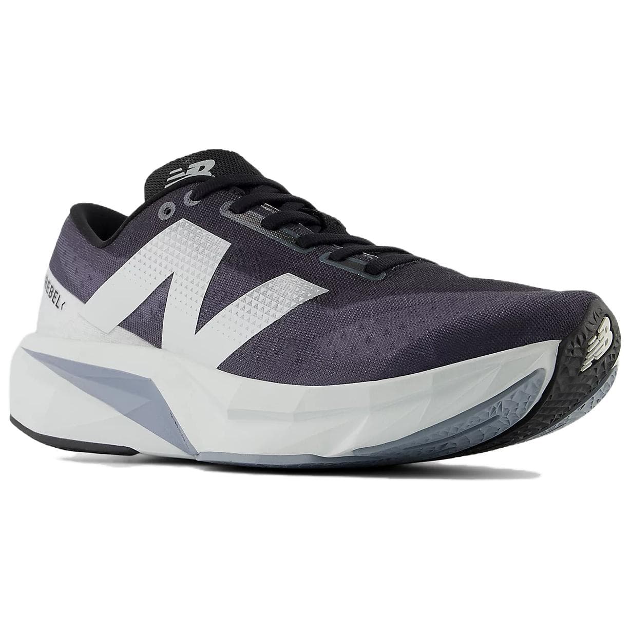 Кроссовки для бега New Balance FuelCell Rebel V4 Black White - изображение 3