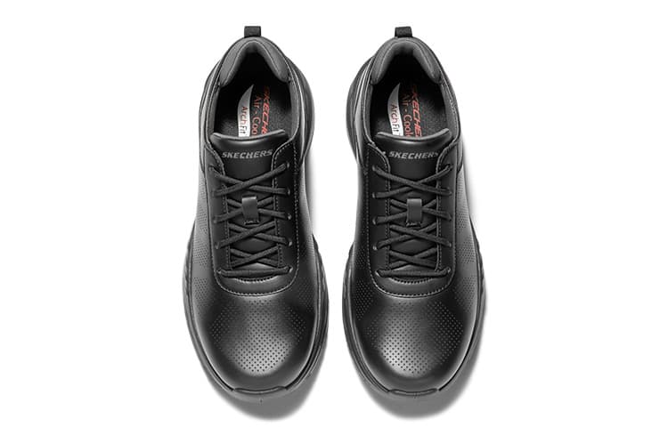 Ботинки Skechers Arch Fit Skechers Artificial Leather Мужская Повседневная Обувь Мужская Черная - изображение 4