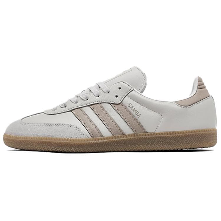 Кроссовки Adidas Originals Samba OG Устойчивые к истиранию низкие кроссовки для скейтбординга женские светло-серые - изображение 1