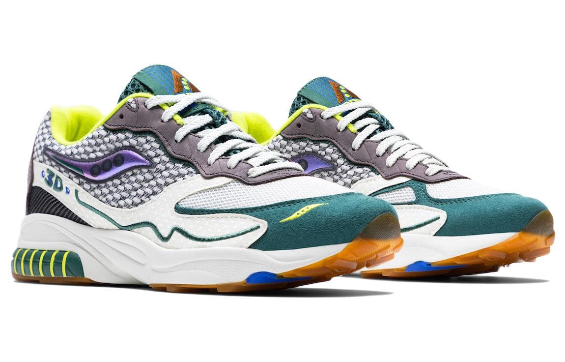 Кроссовки для бега Bodega x Saucony 3D Grid Hurricane - изображение 3