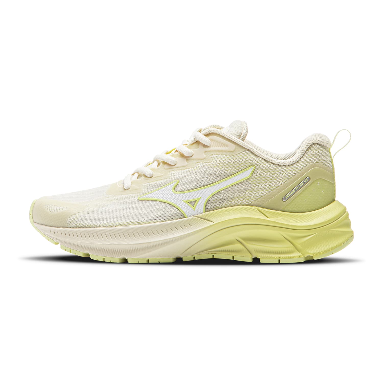 Кроссовки для бега Mizuno Амортизация Низкие Беговые Кроссовки Женские Серый Желтый - изображение 1