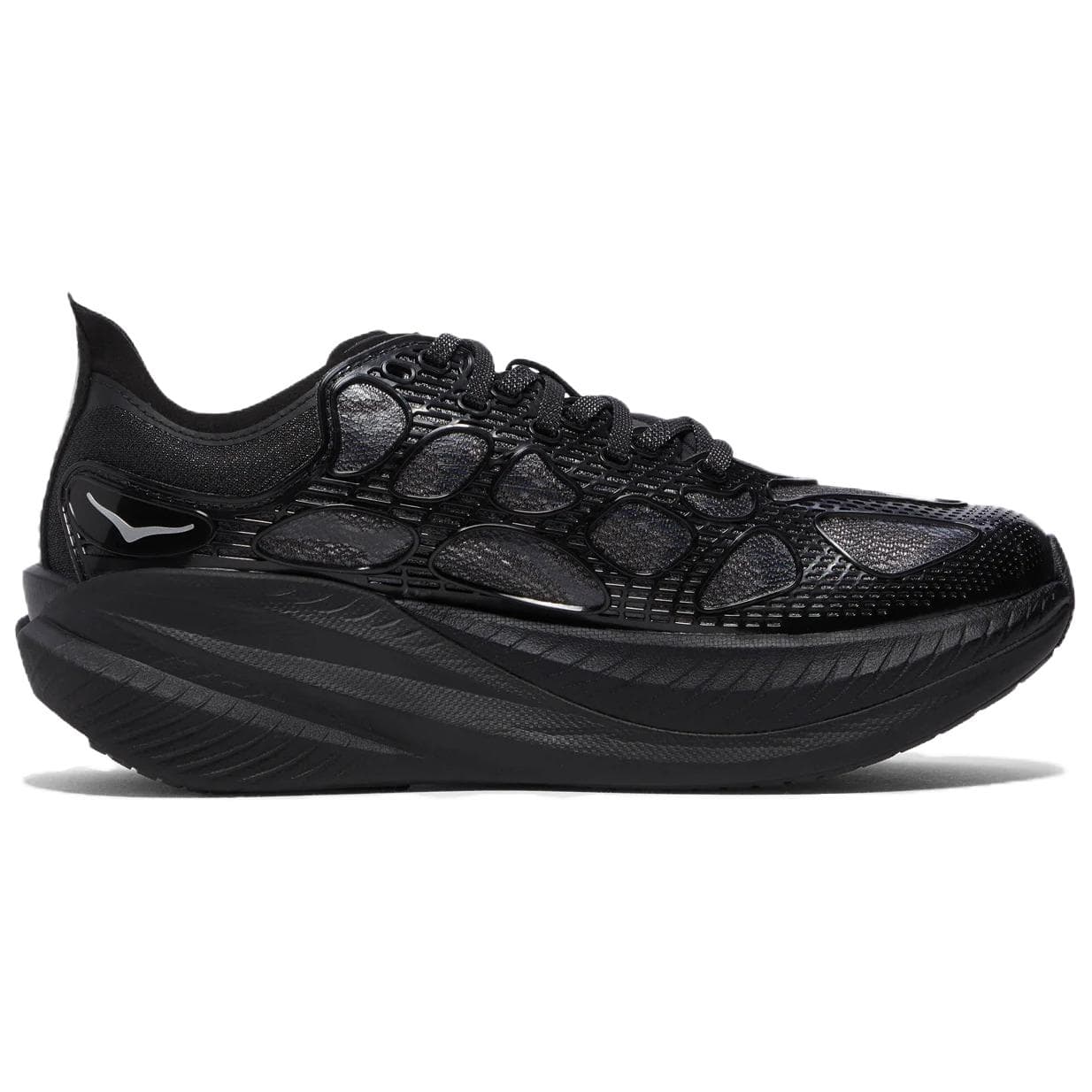 Кроссовки для бега HOKA ONE ONE Mach X Дышащий Low Топ Повседневные кроссовки для бега Унисекс Тройной черный - изображение 2