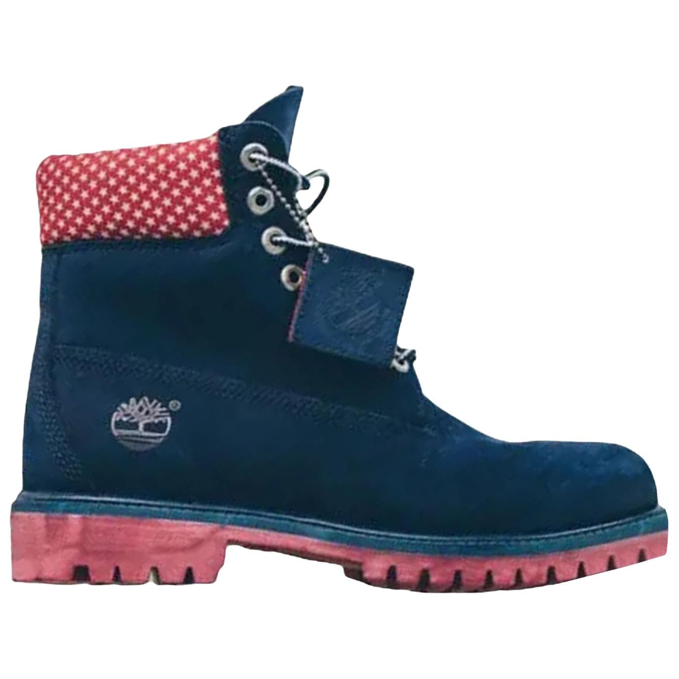 Ботинки уличные Villa x Timberland 6 Inch Короткий Аутдор Мужской Синий - изображение 2
