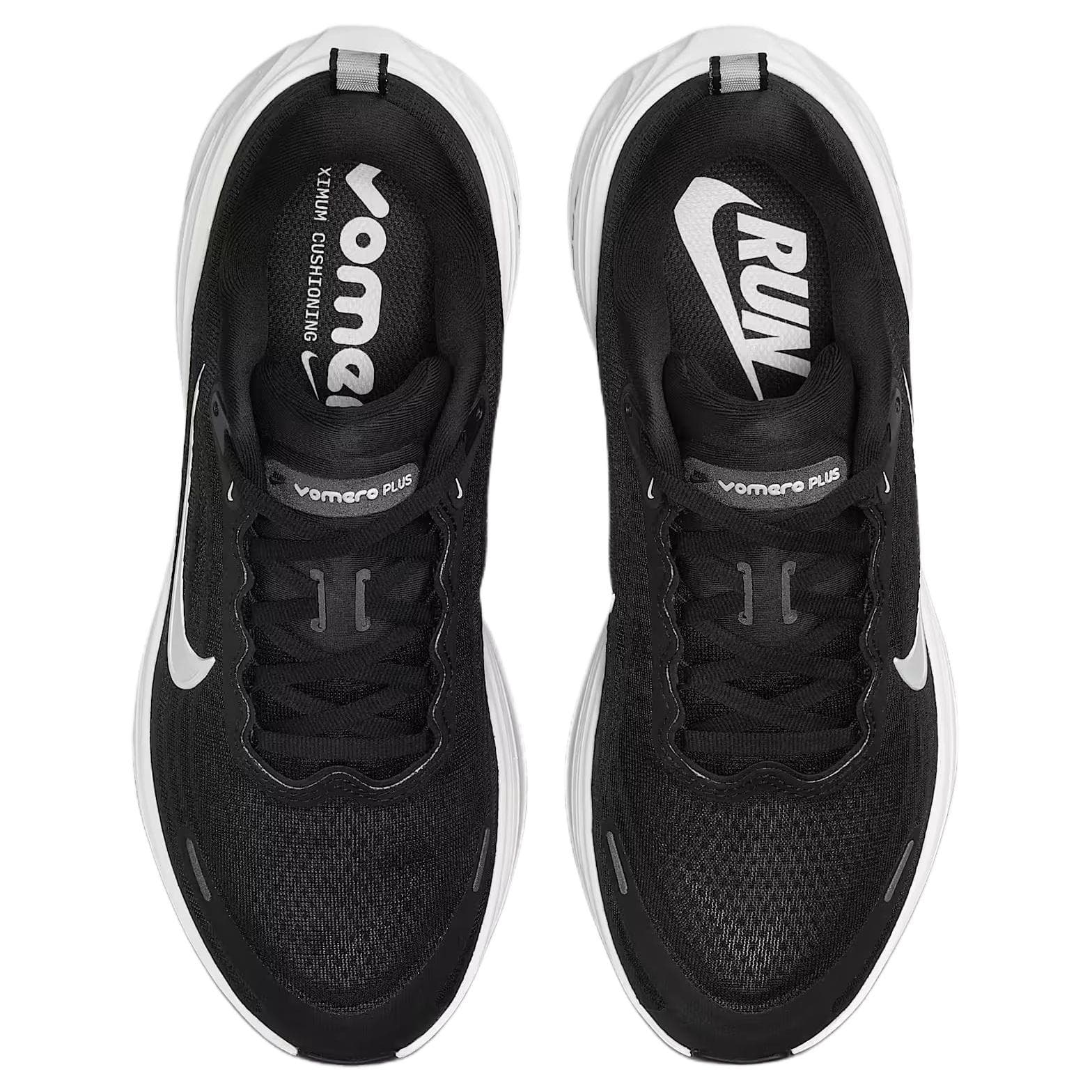 Кроссовки для бега NIKE Vomero Plus Дышащий Low Топ ZoomX Пена Средняя подошва Повседневные кроссовки для бега Женские Черный - изображение 3