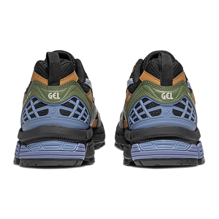 Кроссовки для бега Asics Gel Kahana 8 Амортизация Дышащий Отскок Низкие Кроссовки для Трейла Мужские Черные Коричневые - изображение 5