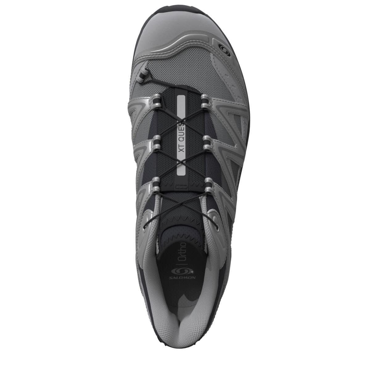 Кроссовки для бега Salomon XT Quest Low Top Trail Беговые кроссовки Унисекс Черно-серебро - изображение 4