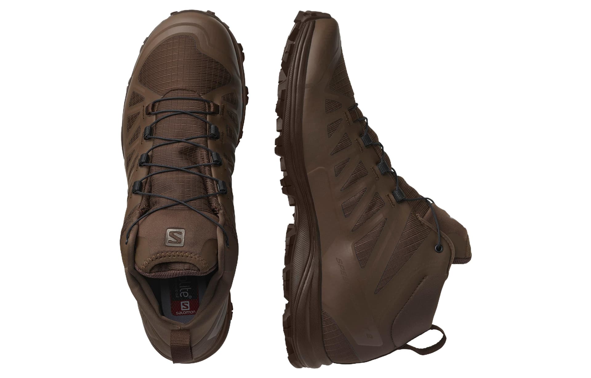 Кроссовки Salomon Speed Assault 2 Комфортная Амортизация MID Уличная Обувь Унисекс Коричневый - изображение 3