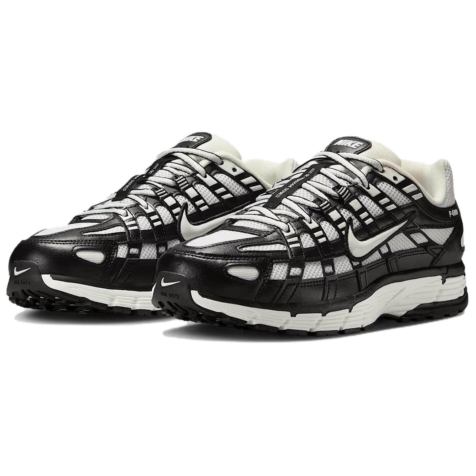Кроссовки для бега NIKE P 6000 Дышащие Низкие Повседневные Беговые Кроссовки Женские Серебристо-Синие - изображение 3