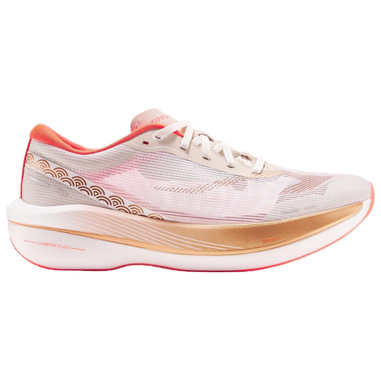 Кроссовки для бега DECATHLON KD900X.2 Противоскользящие Износостойкие Низкие Кроссовки для Бега на Дистанцию Женские Красные Серые - изображение 2