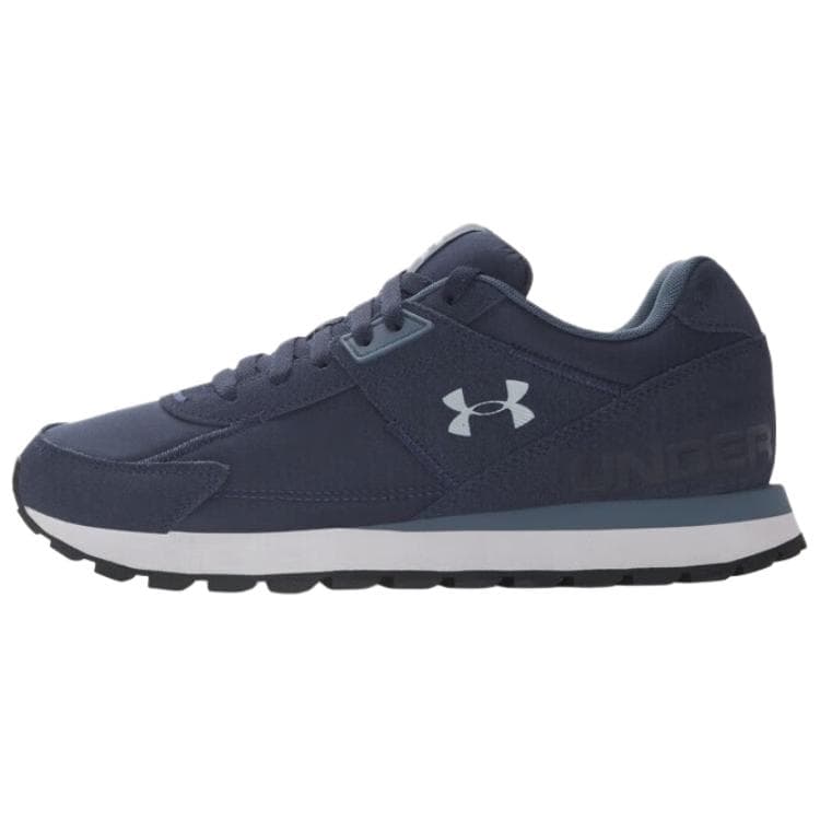 Кроссовки для бега Under Armour Essential Текстиль Кожа Низкие Беговые Кроссовки Мужские Синие - изображение 1