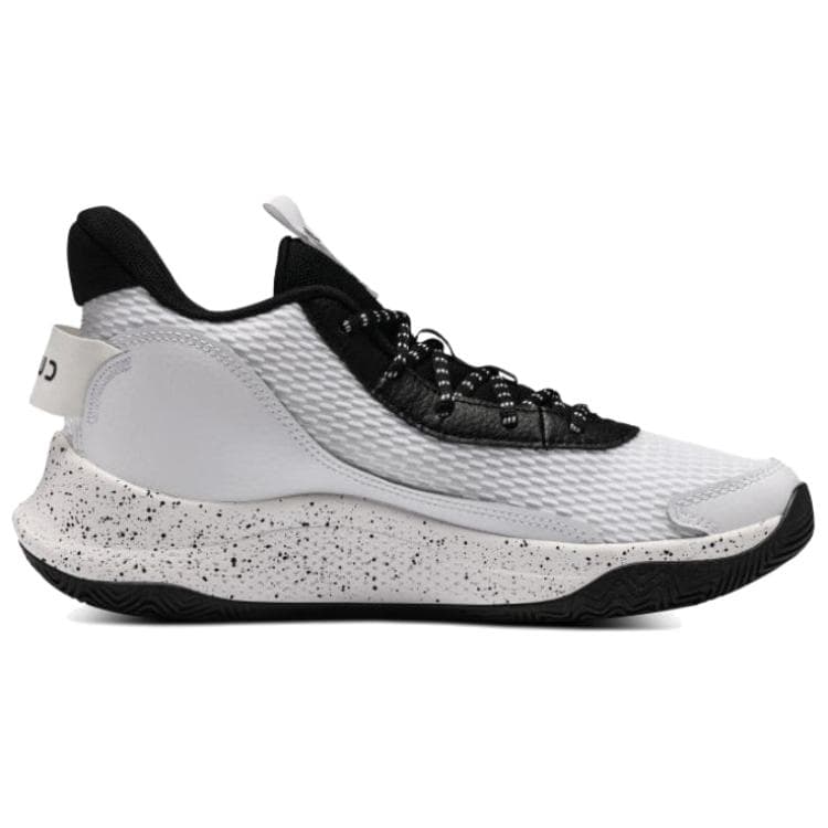 Кроссовки для баскетбола Under Armour Curry 3 Z7 High Топ Баскетбольные кроссовки Унисекс Серебристый Черный - изображение 2
